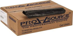 PRO-SOURCE - 0.8 mil Thick, Household/Office Trash Bags - 40" Wide x 46" High, Black - Benchmark Tooling