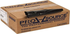 PRO-SOURCE - 1.25 mil Thick, Heavy-Duty Trash Bags - 40" Wide x 46" High, Black - Benchmark Tooling