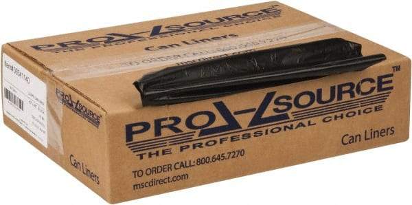 PRO-SOURCE - 0.8 mil Thick, Household/Office Trash Bags - 43" Wide x 48" High, Black - Benchmark Tooling