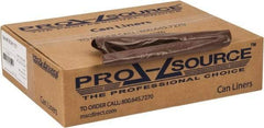 PRO-SOURCE - 0.8 mil Thick, Household/Office Trash Bags - 38" Wide x 58" High, Black - Benchmark Tooling