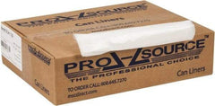 PRO-SOURCE - 0.8 mil Thick, Household/Office Trash Bags - 40" Wide x 46" High, Clear - Benchmark Tooling