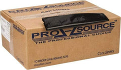 PRO-SOURCE - 1.25 mil Thick, Heavy-Duty Trash Bags - 38" Wide x 58" High, Black - Benchmark Tooling