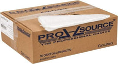 PRO-SOURCE - 0.63 mil Thick, Household/Office Trash Bags - 43" Wide x 48" High, Clear - Benchmark Tooling