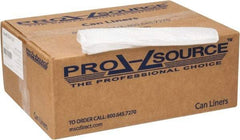 PRO-SOURCE - 1.75 mil Thick, Heavy-Duty Trash Bags - Linear Low-Density Polyethylene (LLDPE), 50" Wide x 60" High, Clear - Benchmark Tooling