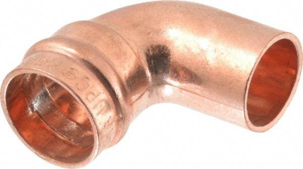 B&K Mueller - 1/2" Copper Pipe 90° Street Elbow - C x Ftg, Presoldered - Benchmark Tooling