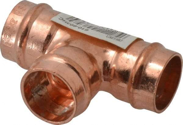 B&K Mueller - 1/2" Copper Pipe Tee - C x C x C, Presoldered - Benchmark Tooling