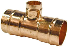B&K Mueller - 1 x 1 x 1/2" Copper Pipe Tee - C x C x C, Presoldered - Benchmark Tooling