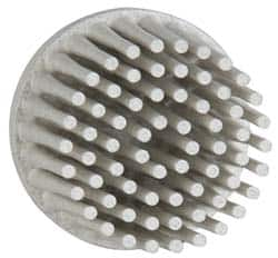 3M - 1" 120 Grit Ceramic Straight Disc Brush - Fine Grade, Type R Quick Change Connector, 5/8" Trim Length - Benchmark Tooling