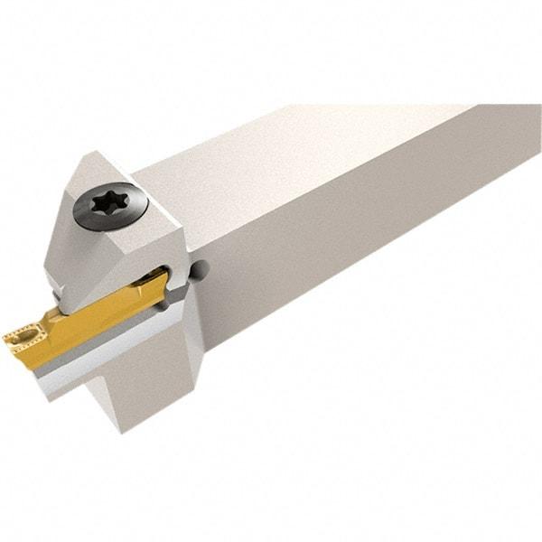 Iscar - HGH, External, Right Hand, 6mm Max Depth of Cut, 3mm Max Groove Width, Indexable Grooving Tool Holder - GRIP, HGN Insert Compatibility, 20mm Shank Height, 20mm Shank Width, 120mm OAL - Benchmark Tooling