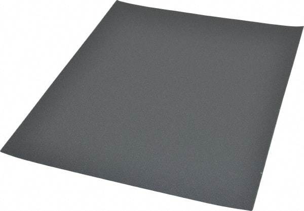 Norton - 280 Grit, Silicon Carbide Sanding Sheet - 11" Long x 9" Wide, Extra Fine Grade, B Weighted Paper Backing - Benchmark Tooling