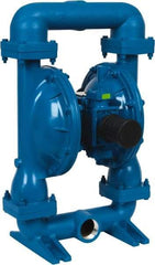 SandPIPER - 2" NPT, Metallic, Air Operated Diaphragm Pump - Buna Diaphragm, Aluminum Housing - Benchmark Tooling