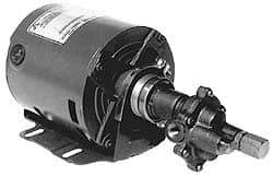 Pentair - 3/8 Port, -40 to 210°F Fluid Temp, Carbonator Gear Pump - Bronze, 3/8 Inlet Size, 4.25 GPM, NPT - Benchmark Tooling