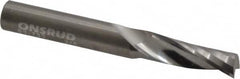 Onsrud - 3/8" Cutting Diam x 1-1/8" Length of Cut, 1 Flute, Upcut Spiral Router Bit - Uncoated, Right Hand Cut, Solid Carbide, 3" OAL x 3/8" Shank Diam, Single Edge, 21° Helix Angle - Benchmark Tooling