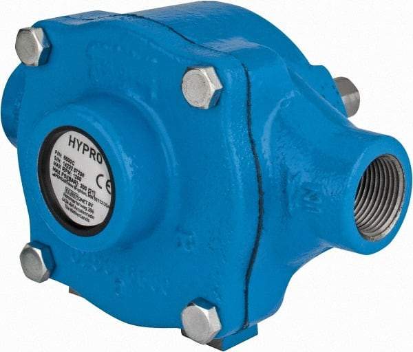 Pentair - 6-Roller Pump, Cast Iron Housing Material, Roller Spray Pump Only - 3/4 Inch Inlet Size, 3/4 Inch Outlet Size, 300 psi Max Working Pressure, 1200 Max RPM, Viton, Lip, 416 Stainless Steel, NPT - Benchmark Tooling