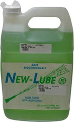 Superbee - New-Lube, 1 Gal Bottle Cutting Fluid - Water Soluble, For Cleaning - Benchmark Tooling