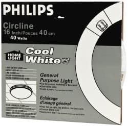 Philips - 40 Watt Fluorescent Tubular 4 Pin Lamp - 4,100°K Color Temp, 2,500 Lumens, T8, 12,000 hr Avg Life - Benchmark Tooling