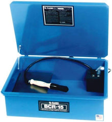 Build-All - Bench Top Solvent-Based Parts Washer - 5 Gal Max Operating Capacity, Steel Tank, 120 Input Volts - Benchmark Tooling