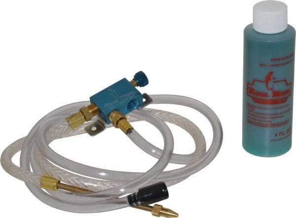 Kool Mist - 1 Outlet, Tankless Mist Coolant Unit - 2' Coolant Line Length, 4" Hose Length - Benchmark Tooling