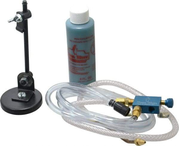 Kool Mist - 1 Outlet, Tankless Mist Coolant Unit - 2' Coolant Line Length, 4" Hose Length - Benchmark Tooling