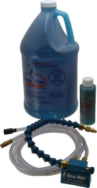 Kool Mist - Tankless Mist Coolant Unit - 4' Coolant Line Length, 12" Hose Length - Benchmark Tooling