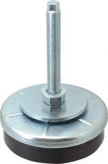 Royal Products - M20 x 1.50 Bolt Thread, Stud Mount Leveling Pad & Mount - 11,000 Max Lb Capacity, 7-3/4" Base Diam - Benchmark Tooling