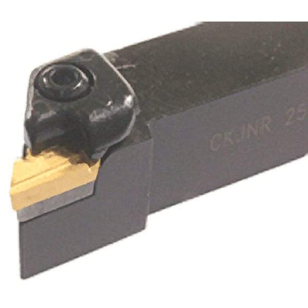 Iscar - CKJN, Right Hand Cut, 93° Lead Angle, 1" Shank Height x 1" Shank Width, Negative Rake Indexable Turning Toolholder - 6" OAL, KN.X Insert Compatibility, Series Isoturn - Benchmark Tooling