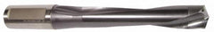 Sumitomo - 41/64" 140° Solid Carbide Jobber Drill - TiAlN Finish, Right Hand Cut, Spiral Flute, Round with Flats Shank, 6-17/32" OAL, V-Point Point - Benchmark Tooling