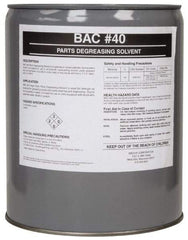 Made in USA - 5 Gal Pail Parts Washer Fluid - Solvent-Based - Benchmark Tooling