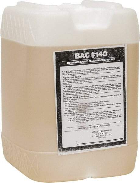 Made in USA - 5 Gal Pail Parts Washer Fluid - Water-Based - Benchmark Tooling