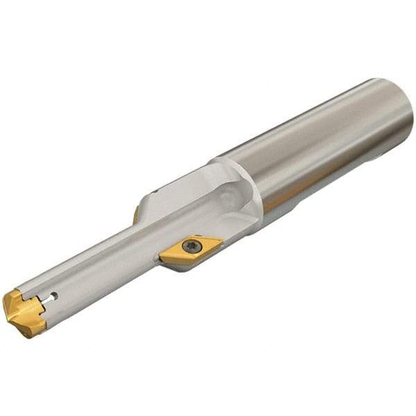 Iscar - 0.382 to 0.393" Diam, 1.06" Max Depth, 5/8" Shank Diam, 3.72" OAL, Replaceable Tip Drill - AOMT, IDI-SG, IDI-SK Insert, DCT Toolholder, Series ChamDrill - Benchmark Tooling