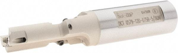 Iscar - 0.571 to 0.59" Diam, 1.2" Max Depth, 3/4" Shank Diam, 4" OAL, Replaceable Tip Drill - AOMT, IDI-SG, IDI-SK Insert, DCT Toolholder, Series ChamDrill - Benchmark Tooling