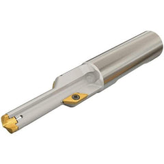 Iscar - 0.681 to 0.708" Diam, 1.4" Max Depth, 1" Shank Diam, 4.4" OAL, Replaceable Tip Drill - AOMT, IDI-SG, IDI-SK Insert, DCT Toolholder, Series ChamDrill - Benchmark Tooling