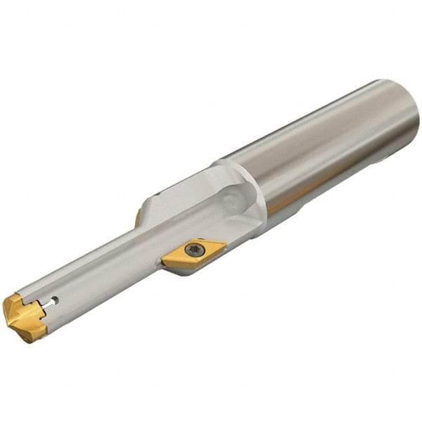 Iscar - 0.358 to 0.393" Diam, 1.06" Max Depth, 5/8" Shank Diam, 3.72" OAL, Replaceable Tip Drill - AOMT, IDI-SG, IDI-SK Insert, DCT Toolholder, Series ChamDrill - Benchmark Tooling