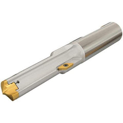 Iscar - 17.31 to 18mm Diam, 42.03mm Max Depth, 20.02mm Shank Diam, 113.09mm OAL, Replaceable Tip Drill - AOMT, IDI-SG, IDI-SK Insert, DCT Toolholder, Series ChamDrill - Benchmark Tooling