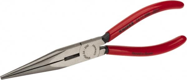 Knipex - 8" OAL, Side Cutting Pliers - Standard Jaw, Snipe Nose with Cut Head - Benchmark Tooling