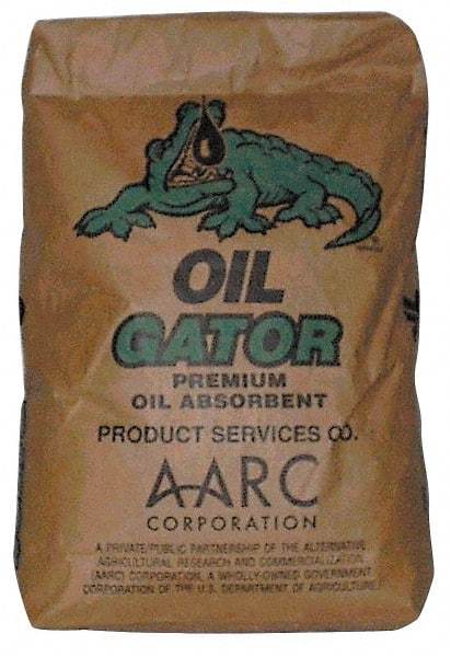 Made in USA - 30 Lb Bag Recycled Cotton Seed Granular Sorbent - Oil Only - Benchmark Tooling