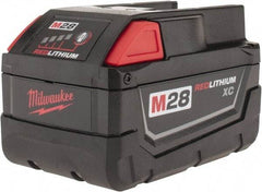 Milwaukee Tool - 28 Volt Lithium-Ion Power Tool Battery - 3 Ahr Capacity, 1 hr Charge Time, Series M28 - Benchmark Tooling