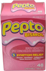 Medique - Pepto Bismol Tablets - Antacids & Stomach Relief - Benchmark Tooling