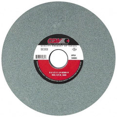 Camel Grinding Wheels - 7" Diam x 1-1/4" Hole x 3/4" Thick, I Hardness, 80 Grit Surface Grinding Wheel - Silicon Carbide, Type 5, Medium Grade, 3,760 Max RPM, Vitrified Bond, One-Side Recess - Benchmark Tooling