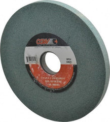 Camel Grinding Wheels - 7" Diam x 1-1/4" Hole x 1/2" Thick, I Hardness, 100 Grit Surface Grinding Wheel - Silicon Carbide, Type 1, Fine Grade, 3,760 Max RPM, Vitrified Bond, No Recess - Benchmark Tooling