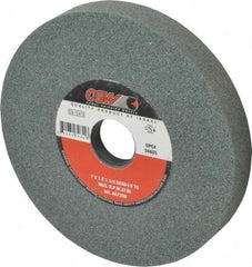 Camel Grinding Wheels - 7" Diam x 1-1/4" Hole x 1" Thick, I Hardness, 60 Grit Surface Grinding Wheel - Silicon Carbide, Type 5, Medium Grade, 3,760 Max RPM, Vitrified Bond, One-Side Recess - Benchmark Tooling