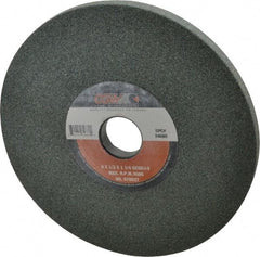 Camel Grinding Wheels - 8" Diam x 1-1/4" Hole x 1/2" Thick, I Hardness, 60 Grit Surface Grinding Wheel - Silicon Carbide, Type 1, Medium Grade, 3,600 Max RPM, Vitrified Bond, No Recess - Benchmark Tooling