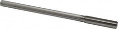 Made in USA - 0.506" High Speed Steel 6 Flute Chucking Reamer - Straight Flute, 0.4355" Straight Shank, 2" Flute Length, 8" OAL - Benchmark Tooling