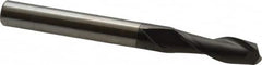 Niagara Cutter - 1/4", 3/4" LOC, 1/4" Shank Diam, 2-1/2" OAL, 2 Flute, Solid Carbide Square End Mill - Single End, Diamond Finish, Spiral Flute, 30° Helix, Centercutting, Right Hand Cut, Right Hand Flute, Series DIA230 - Benchmark Tooling