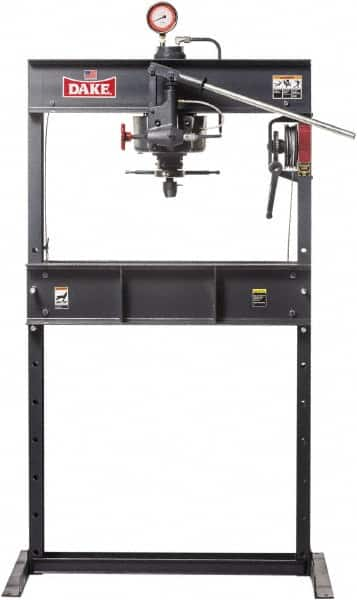 Dake - 75 Ton Manual Shop Press - 4-1/2 Inch Stroke - Benchmark Tooling