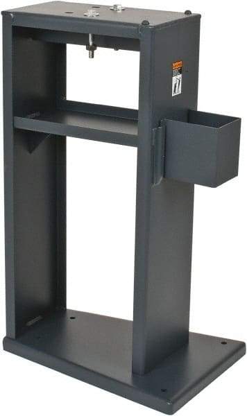 Dake - 18 Inch Long x 24 Inch Wide/Deep x 33 Inch High, Metal Cutting and Forming Machine Stand - For Use with 1-1/2B Arbor Press - Benchmark Tooling