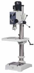 Vectrax - 20-7/16" Swing, Geared Head Drill Press - Variable Speed, 1 hp, Three Phase - Benchmark Tooling