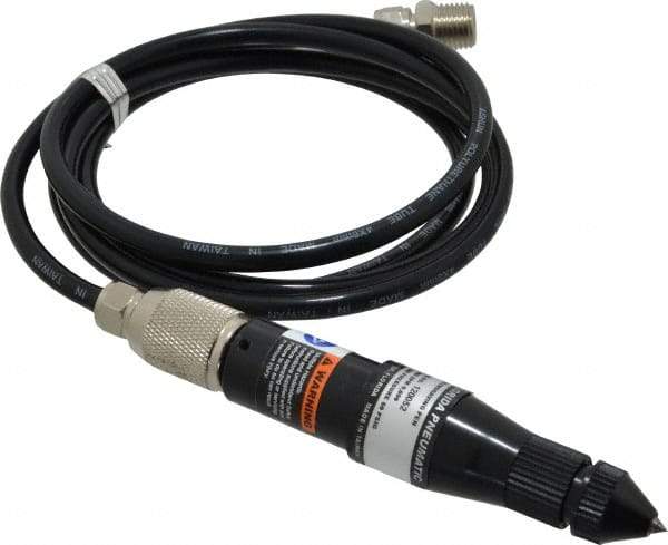 Florida Pneumatic - 9,000 BPM, 90 psi, 1/4 NPT Inlet, Air Engraving Pen - 48" Long Hose - Benchmark Tooling