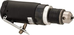 Florida Pneumatic - 3/8" Keyed Chuck - Inline Handle, 20,000 RPM, 4 CFM, 0.3333 hp, 60-90 psi - Benchmark Tooling