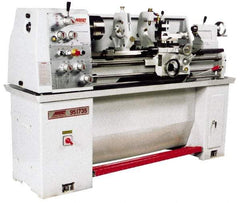 Vectrax - 13" Swing, 40" Between Centers, 220 Volt, Single Phase Engine Lathe - 3MT Taper, 3 hp, 105 to 2,000 RPM, 1-3/8" Bore Diam, 762mm Deep x 1,473 & 1,623mm (CE) High x 1,930.4mm Long - Benchmark Tooling